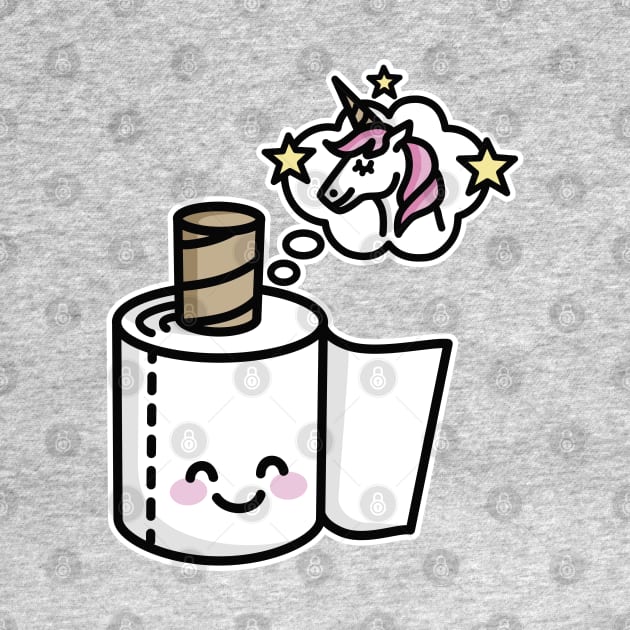 I'm beautiful  - unicorn / toilet paper by LaundryFactory